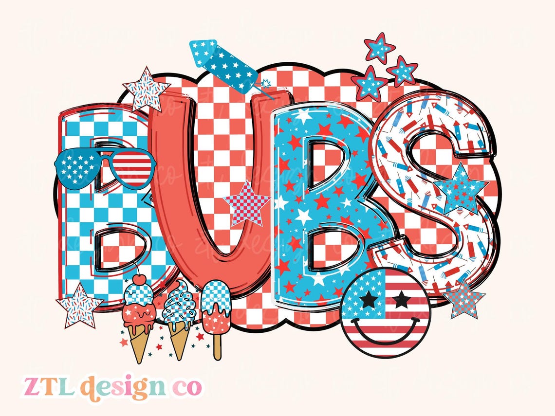 4th of July Bubs PNG, USA Png, American Boy Png, Checkered Png, Cool ...