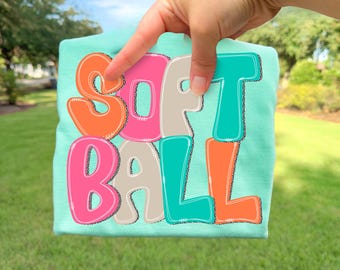 Softball PNG, Sports PNG, Neon PNG, Ball Png, Pitcher Png, Swing Batter Batter Png, Girly Png, Home Run Png, Stars Png, Preppy Png, Craft