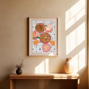 Portugal Print, Portuguese Conventual Sweets, Travel Illustration a5/ a4/ a3/ a2/ a1