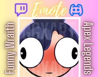 Funny Wraith Blush Emote Apex Legends