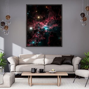 Space Art | Nebel druckbare Kunst | Digitaler Download | Digitaler Kunstdruck | Wanddekoration | Foto Poster Kunst Geschenk