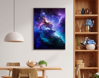 Nebula Space Art Print | Cosmic Photo Poster (Digital Download)