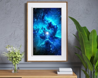 Nebula Space Art Print | Cosmic Photo Poster (Digital Download)