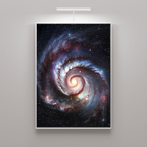 Sofortdownload | Galaxie Poster | Galaxie Wandkunst | Space Art Poster | Kosmische Wandkunst | Poster Kunst Geschenk | Wanddekoration | Himmlische Kunst