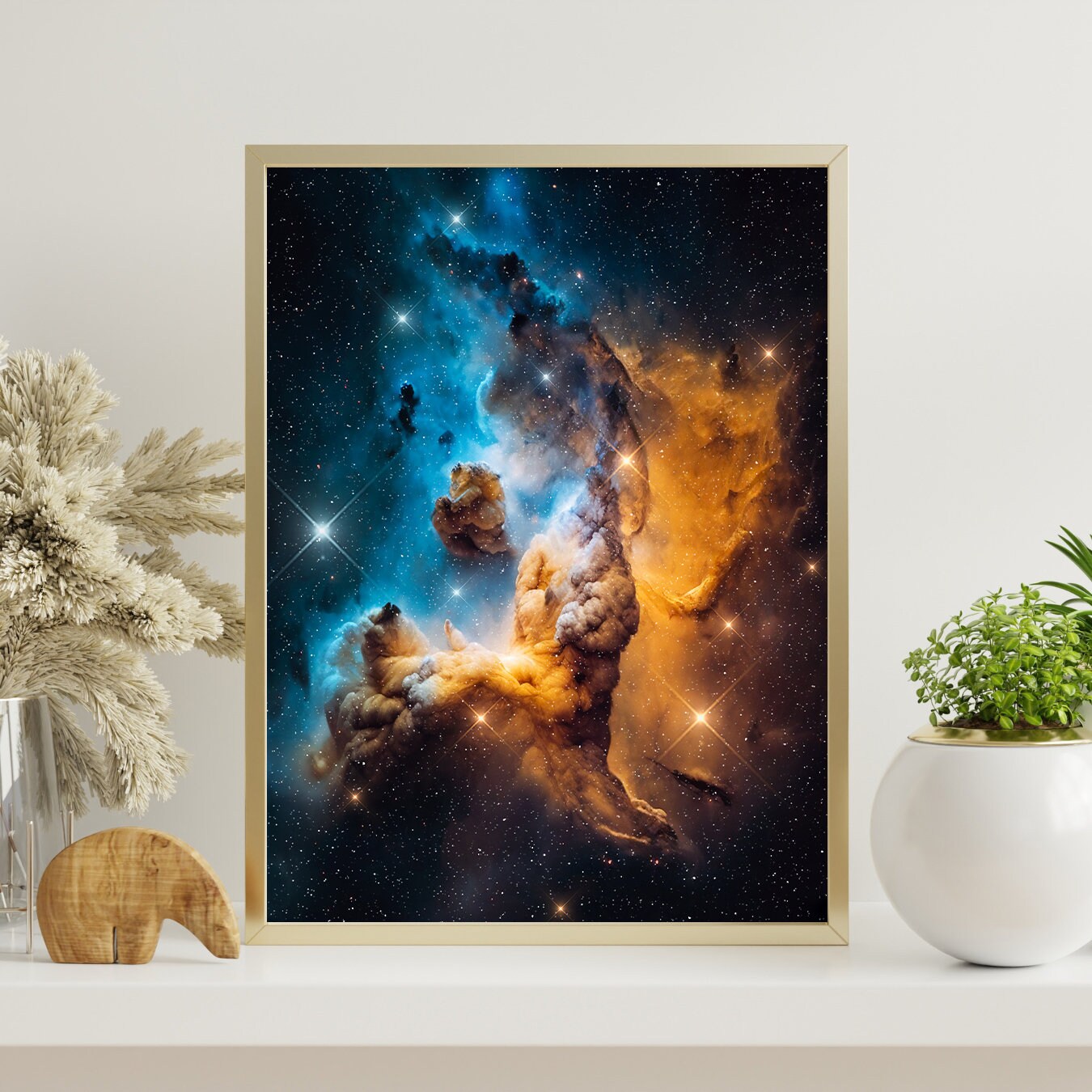 Digital Download | Space Art | Digital Art Print | Nebula Printable ...