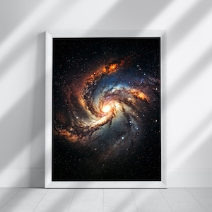 Sofortdownload | Galaxie Poster | Galaxie Wandkunst | Space Art Poster | Kosmische Wandkunst | Poster Kunst Geschenk | Wanddekoration | Himmlische Kunst