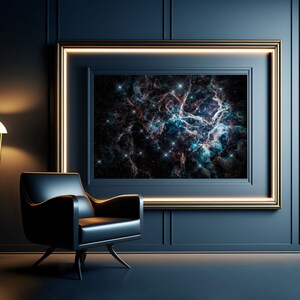 Digitaler Download | Poster Kunst Geschenk | Poster Nebelfleck | Space Art Poster | Nebel Wandkunst | Poster Kunst Geschenk | Wanddekoration | Himmlische Kunst |
