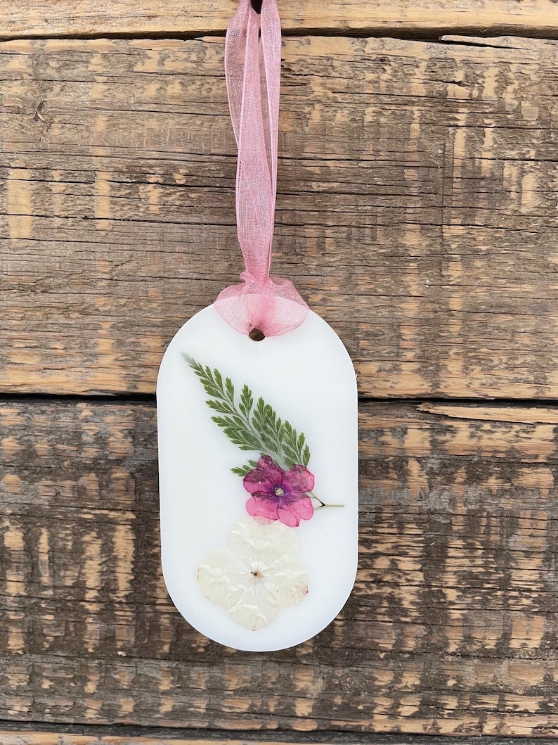 Scented Soy Wax Sachet Tablet Freshener With Dried Flowers Aromatherapy ...