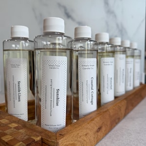 Reed Diffuser Refill, Reed Diffuser Oil Refill, All Natural, Non-Toxic 8oz. With Reeds,