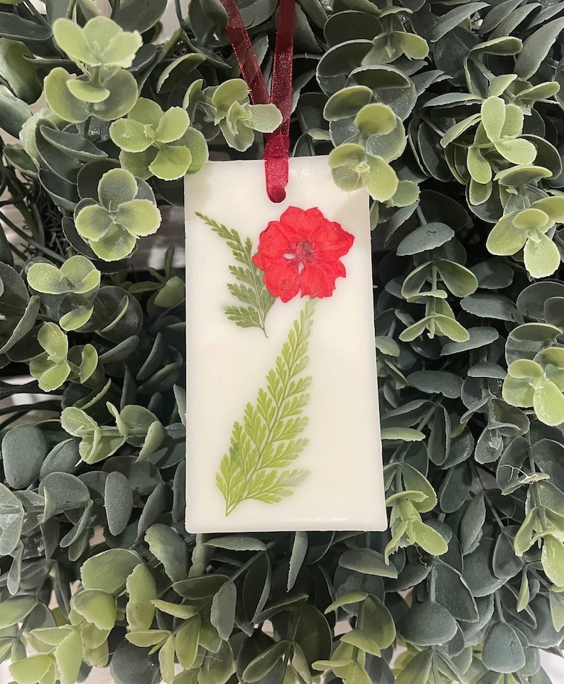 Scented Soy Wax Sachet Tablet Freshener With Dried Flowers Aromatherapy ...