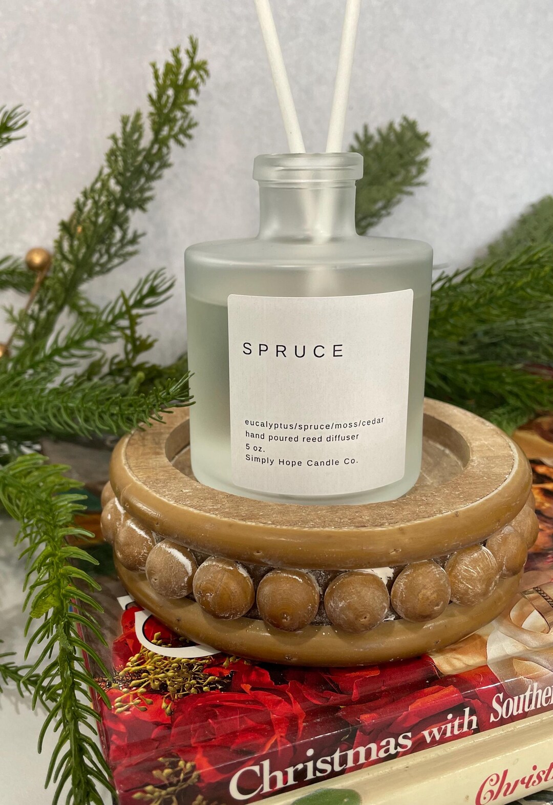 Spruce Tree Diffuser Reed Diffuser Spruce Gift for Her Hostess Gift Teacher Gift Home Decor ...