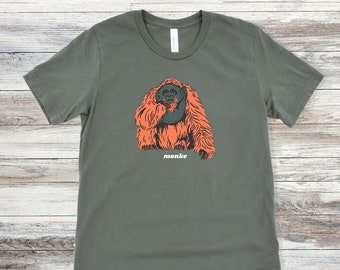 Monke shirt, funny meme tshirt, funny monkey tee, funny graphic tee, trending tshirt, funny gift for teens, unisex men and women's tee