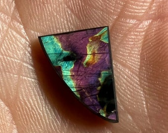 Purple Spectrolite Cabochon