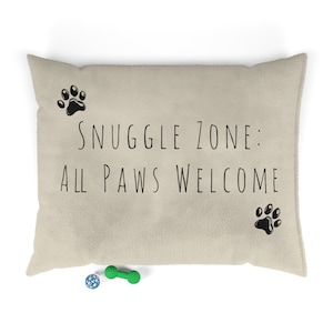 Snuggle Zone Dog Bed, Dog Pillow, Dog Furniture, Chic Decor,  Statement Living Room Art, Geometric Art