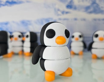 Baby Penguin - Flexible Articulated Fidget Toy
