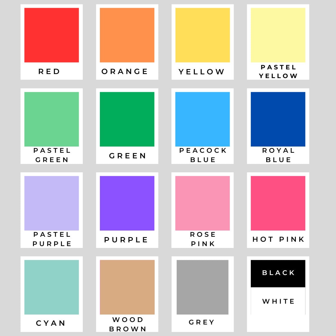 Color Combinations Letters Signs Custom Sign Letters - 3D Text - Choose Font, Size, and Colour - Etsy