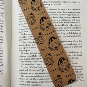 Marque-page Champignons Eco Kraft. Cottagecore Fairycore