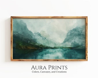 Yellowstone Geyser Field Nature Scene Landscape Frame TV Art Premium Digital Download Muted Color Nature Art 0811