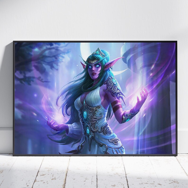 World of Warcraft Poster, Shadowlands Wandkunst, Fine Art Print, Spiel