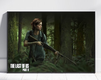 Poster The Last of Us, art mural Ellie & Joel, impression d'art, cadeau poster de jeu, décoration murale HQ #2