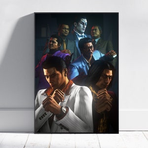 Yakuza Poster, Like a Dragon Wall Art, Fine Art Print, Game Poster Gift, HQ Wall Decor