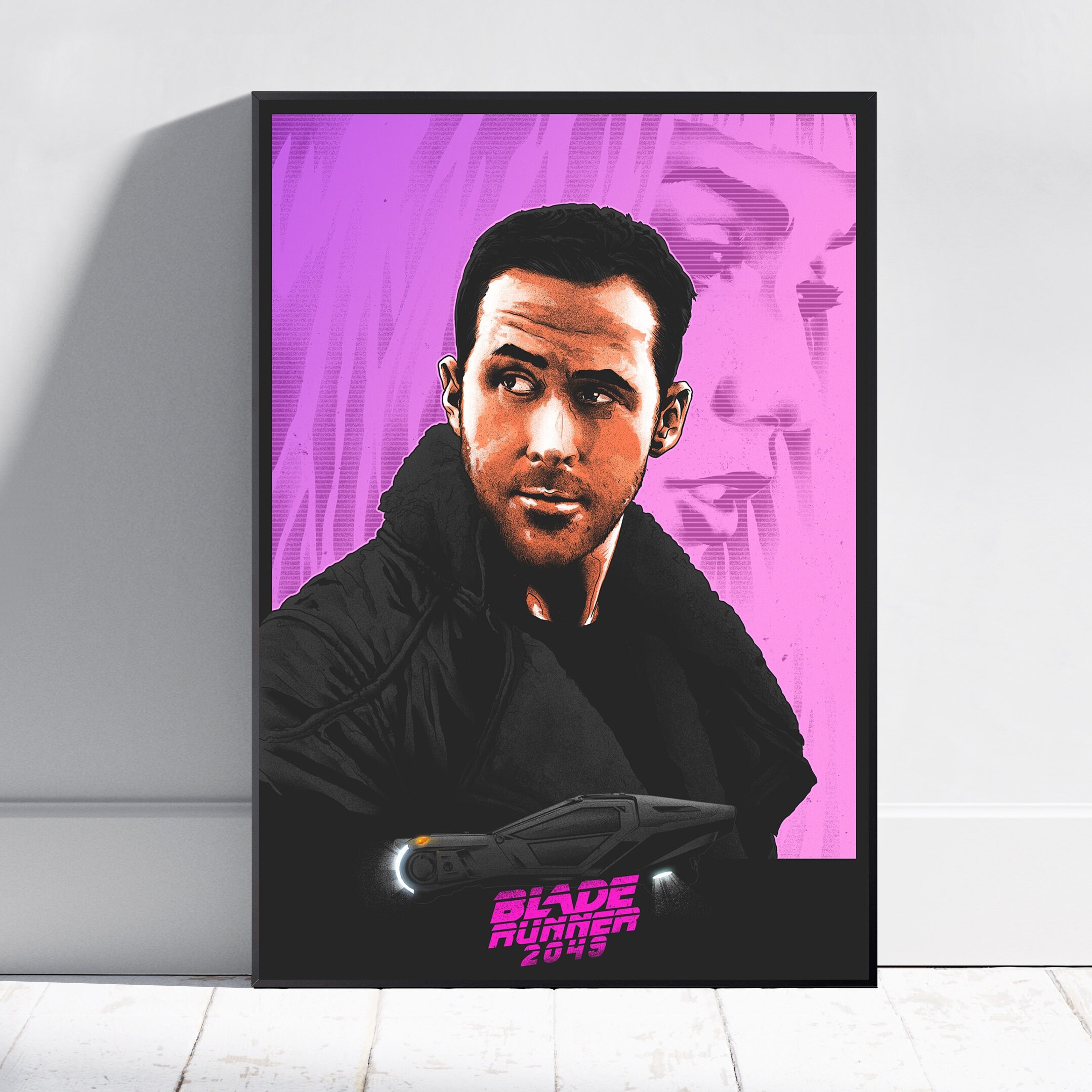 Blade Runner Poster, Ryan Gosling Wall Art, Fine Art Print, Movie