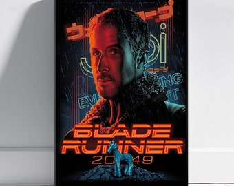 Blade Runner 2049 Poster, Ryan Gosling Wall Art, Fine Art Print, Movie Poster Gift, HQ Wall Decor #2