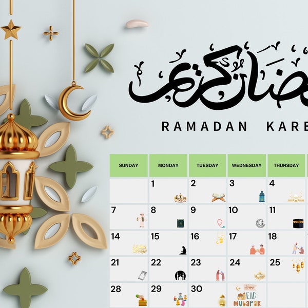 Calendario islámico Ramadán 2024