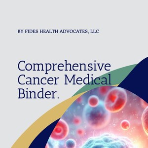 May include: A close-up image of cancer cells. The cells are red, blue, and purple. The image is a medical illustration of cancer cells.