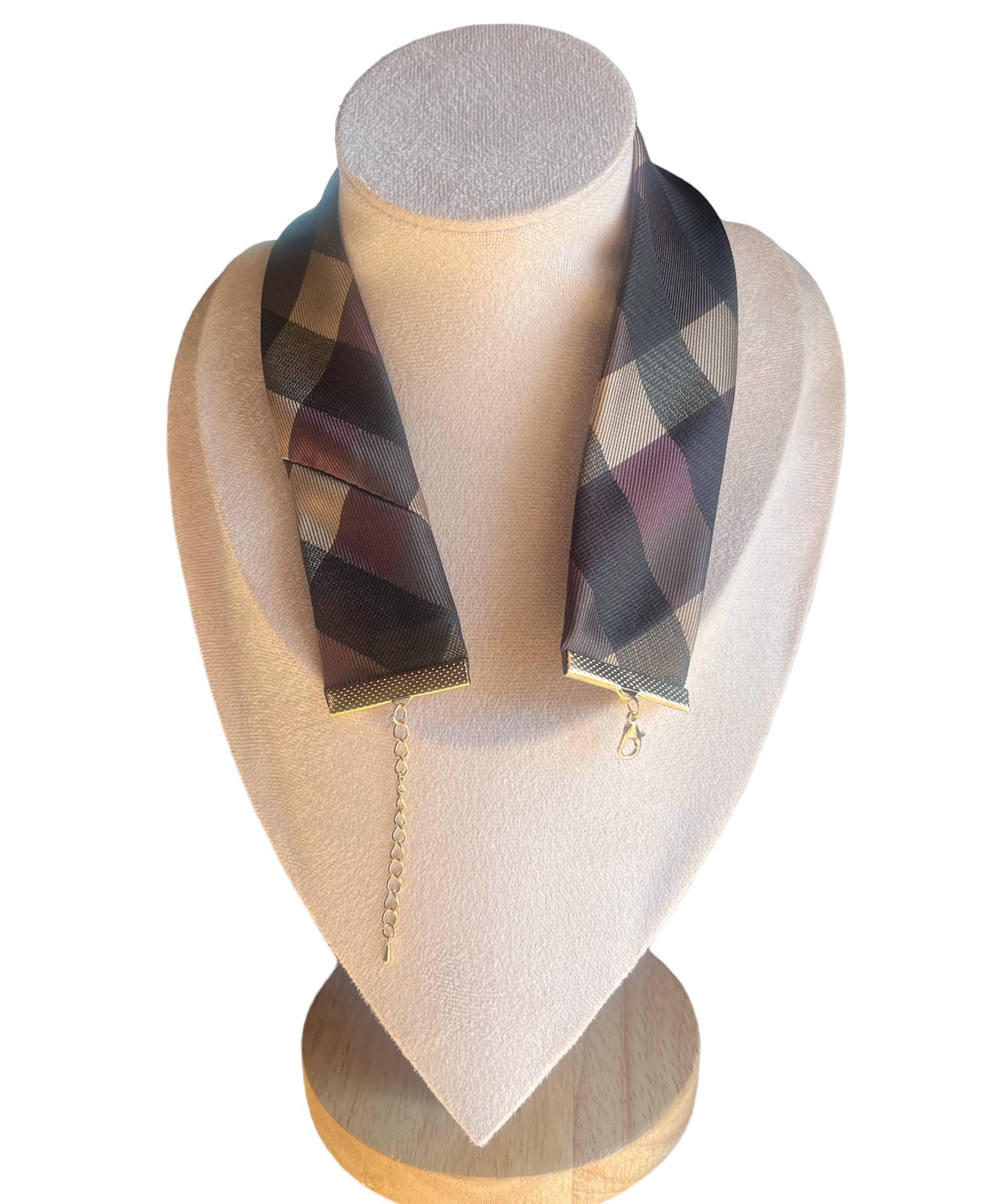 Elegant Necktie Necklace for Women - Handmade Bow Tie Accessory With ...