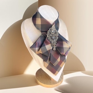 Luxury Women&#39;s Necktie - Tie scarf -  Elegant Pattern Tie for Women - Bow tie - Chic Women&#39;s Necktie skinny Scarf - Office Fashion Accessory