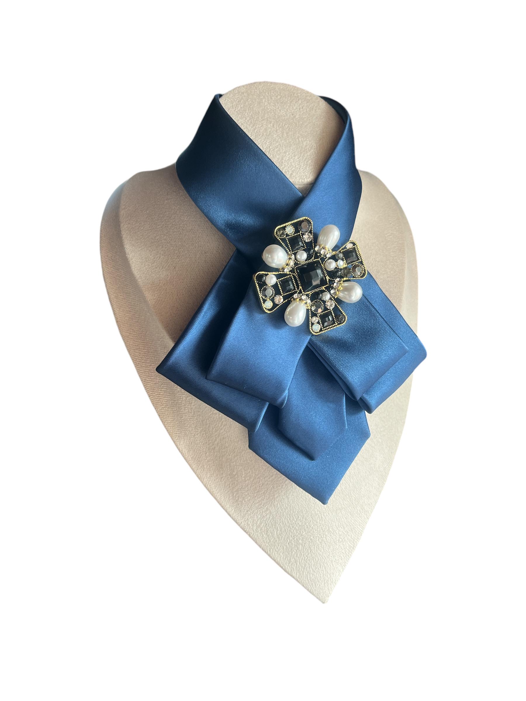 Elegant Necktie Necklace for Women - Handmade Bow Tie Accessory With ...