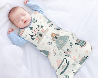 Baby Sleep Sack - Princess & Castle Themed Infant Wrap, Nursery,