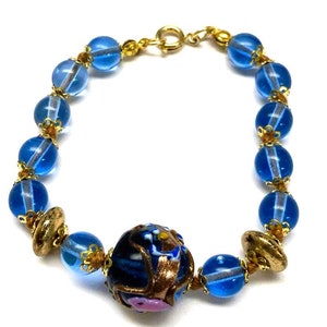Murano Glass Bracelet from Venice Italy, Authentic Murano Glass, Beautiful Design, Made with Quality in Venice Italy