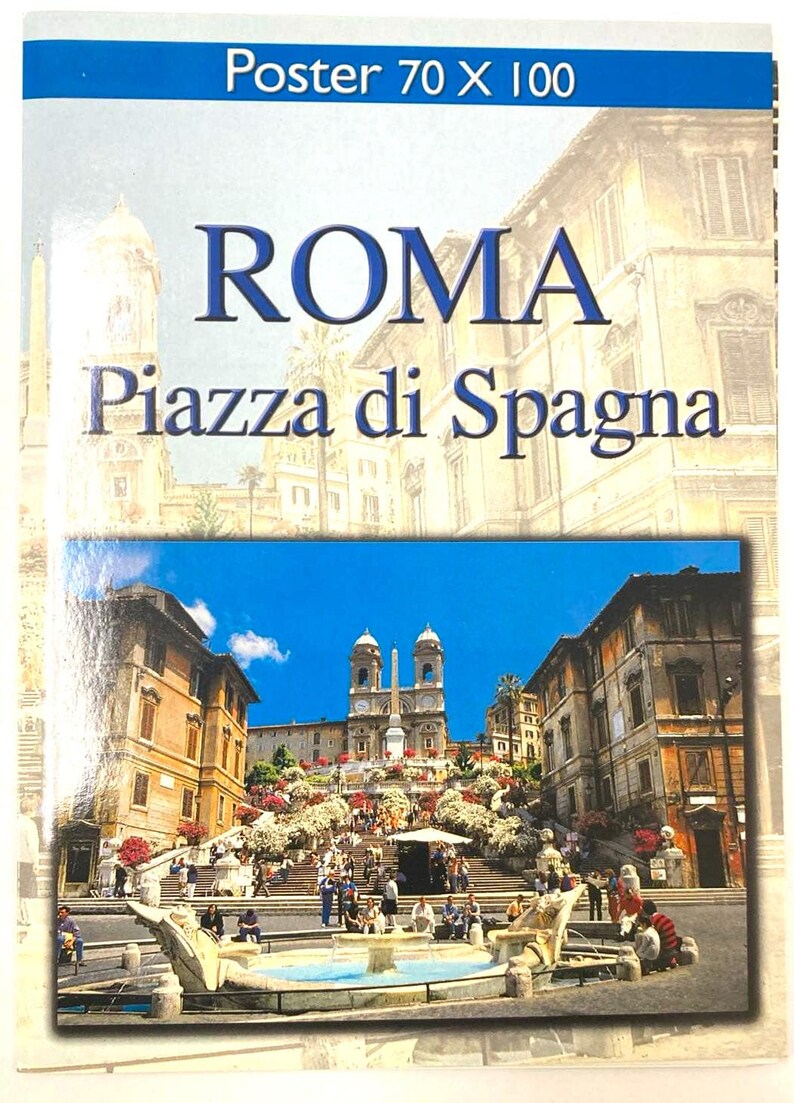 Spanish Steps Sticker Rome Large Spanish Steps in Rome Poster, High Quality Poster Paper and ...