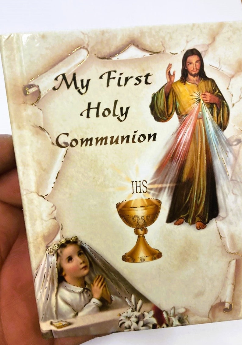Girl Holy Communion Missal, Catholic First Communion Gift, Printed in ...