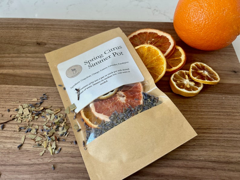 Spring Citrus Simmer Pot: Natural Home Fragrance image 2