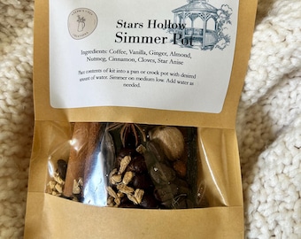 Stars Hollow Simmer Pot: Cozy Cafe Scent, Natural Home Fragrance