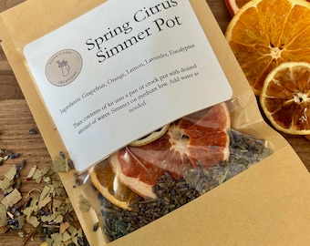 Spring Citrus Simmer Pot: Natural Home Fragrance