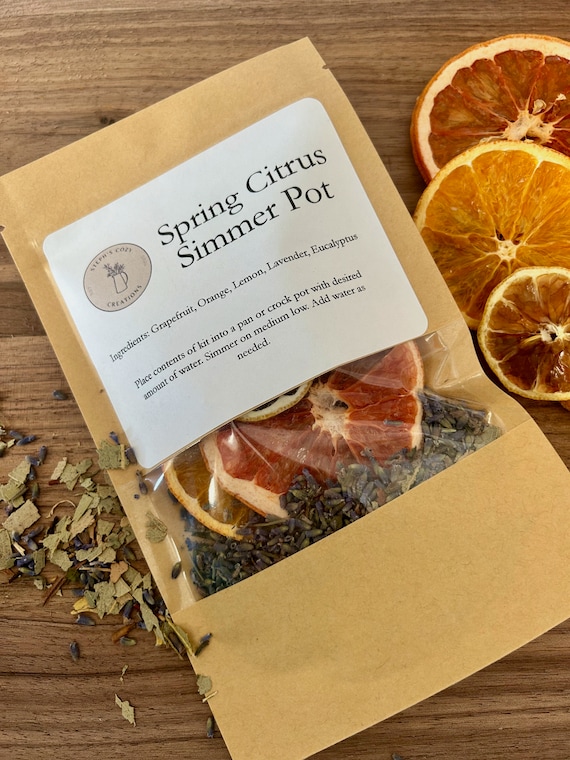Spring Citrus Simmer Pot: Natural Home Fragrance