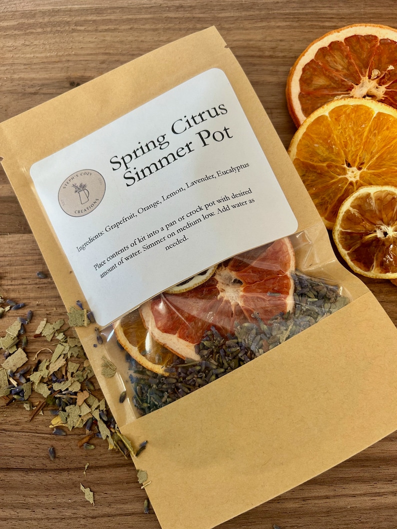 Spring Citrus Simmer Pot: Natural Home Fragrance image 1