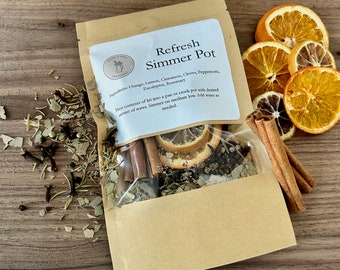 Refresh Simmer Pot: Popurrí totalmente natural para cocinar en la estufa