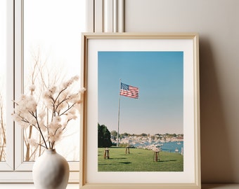 Photo of American flag print, patriotic American flag print, veteran gift, patriotic gift, American flag photography, American flag print