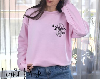 Coffee Lover Sweatshirt for Her, Love for Coffee, Coffee Enthusiast Sweatshirt, Mothers Day, Mums Birthday, Gift for Her, Gift for Mom