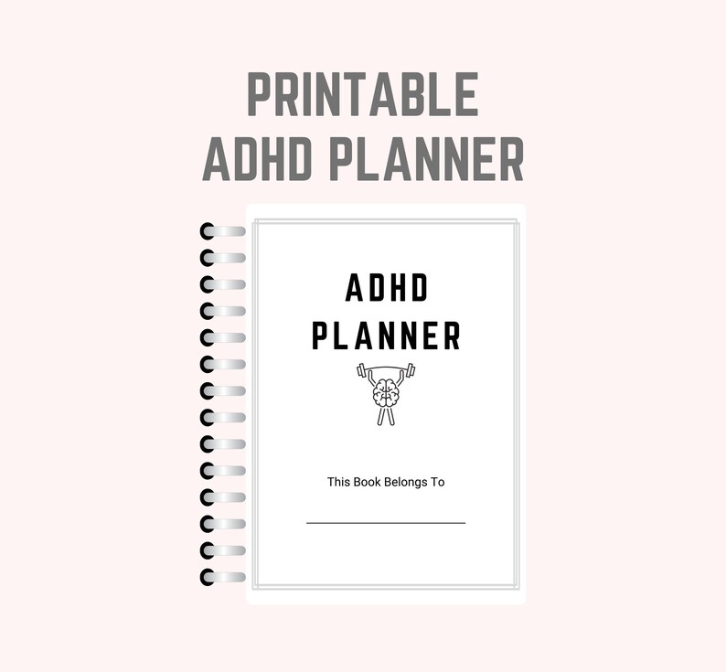 Printable ADHD Planner, Attention Deficit Hyperactivity Disorder ...