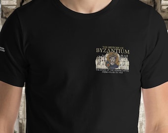 The History of Byzantium Podcast by Robin Pierson, Small Logo Graphic, Historical Tee, Eastern Roman Empire, Byzantine Empire