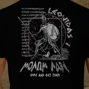 Leonidas I Shirt Sparta T-shirt Gift Ancient Greece Gift for History Lover King Leonidas Battle of Thermopylae Molon Labe Tee