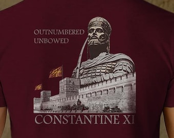 Constantine XI Shirt - Last Roman Emperor Tee - Byzantine Empire Gift - Fall of Constantinople 1453 - History Buff Gift for Him