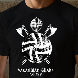 Camiseta de la Guardia Varega, Imperio Bizantino, Guardia Imperial, Regalo para amantes de la historia, Bizancio, Imperio Romano, Regalo para el Día del Padre, Aficionado a la historia