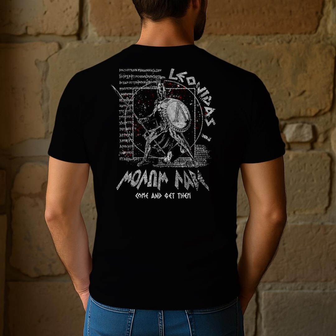 LEONIDAS T-SHIRT MEN BLACK main image 1